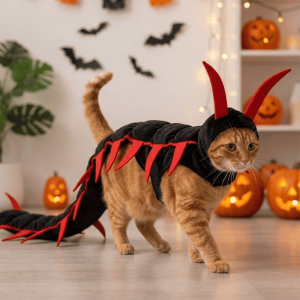 Red Cat Centipede Costume